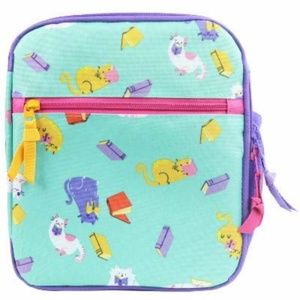 Cat & Jack - Lunch Bag Cat/Book Art For Kids NWOT
